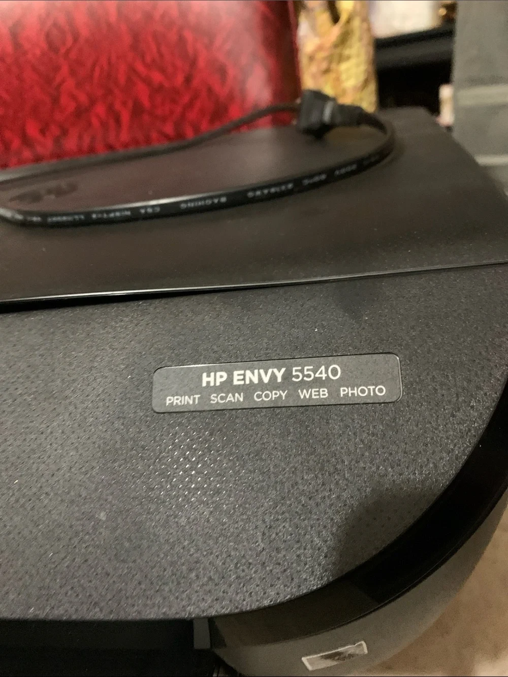 HP Black All-in-One Envy Printer with Touch Panel